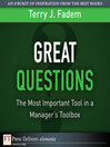 Great Questions (eBook): The Most Important Tool in a Manager's Toolbox